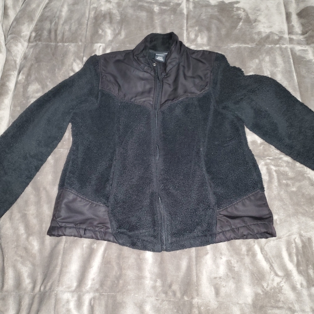 Fuzzy black jacket